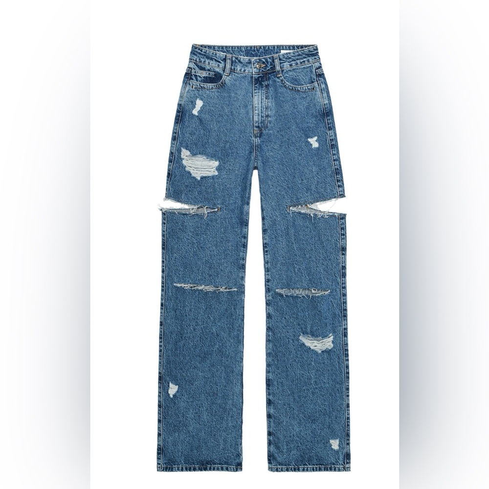 Zara Jeans Cutouts